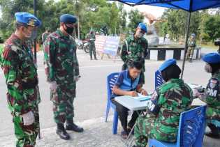   Danlanud Rsn Prihatin, Masih Ada Warga Yang Melanggar New Normal Life  