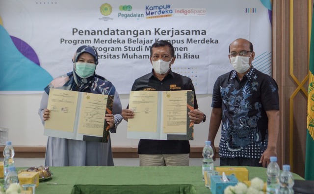 Pegadaian Area Pekanbaru Jalin MoU MBKM dengan UMRI