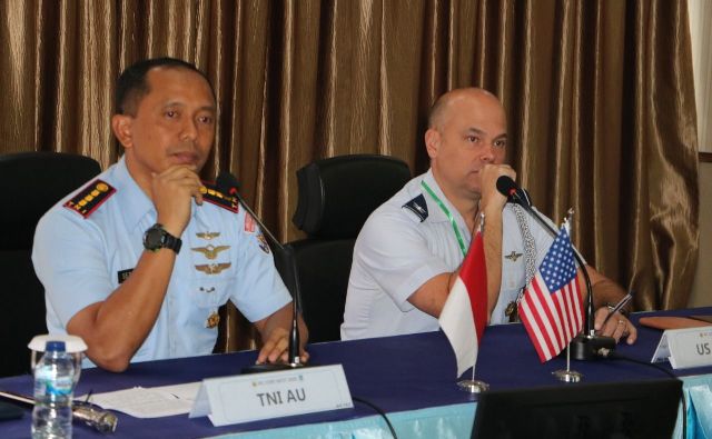 Angkatan Udara Amerika Jajaki Latihan Bersama di Lanud Roesmin Nurjadin